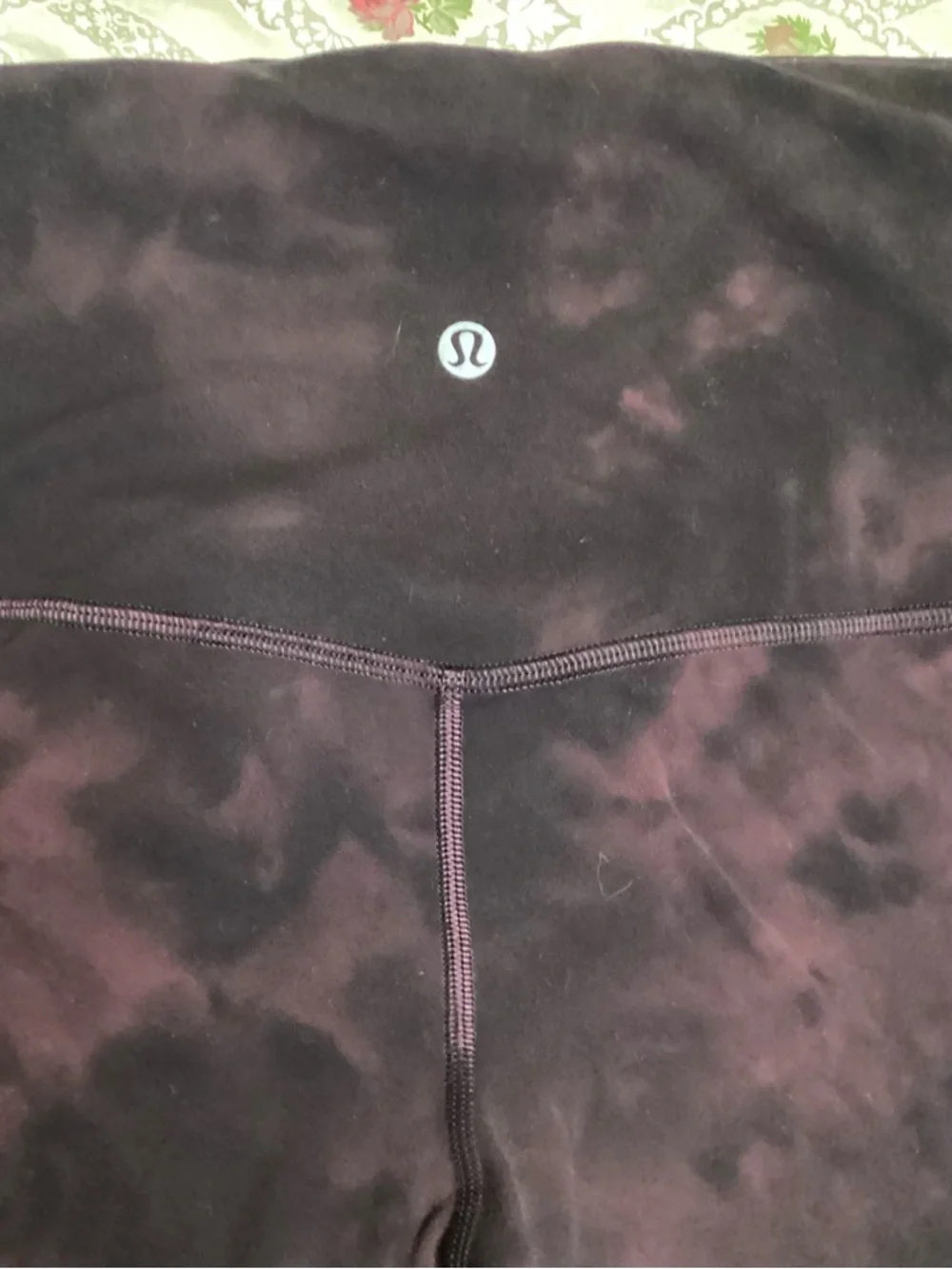Lululemon Tie-Dye High-Waist Leggings - Plum/Black 12 - Picture 1 of 9